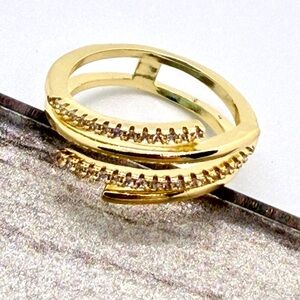 Elegant Goldfilled  Women's Ring Adjustable